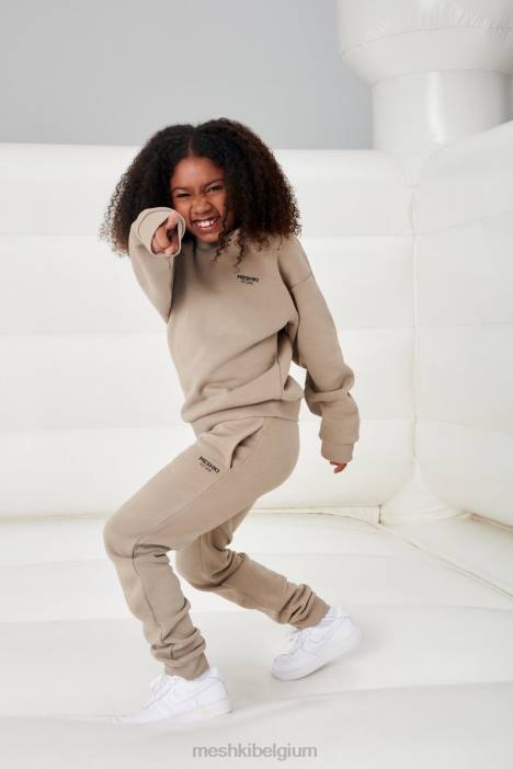 Phoenix ku trui met ronde hals Meshki cement N4JN1492 kleding