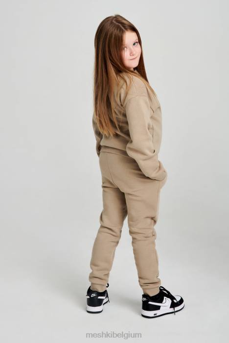 Phoenix ku trui met ronde hals Meshki cement N4JN1492 kleding