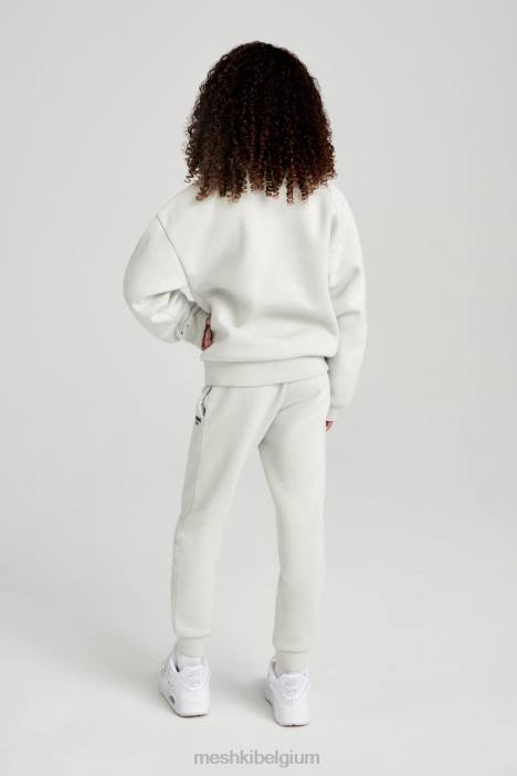 Phoenix ku trui met ronde hals Meshki rookgrijs N4JN1498 kleding