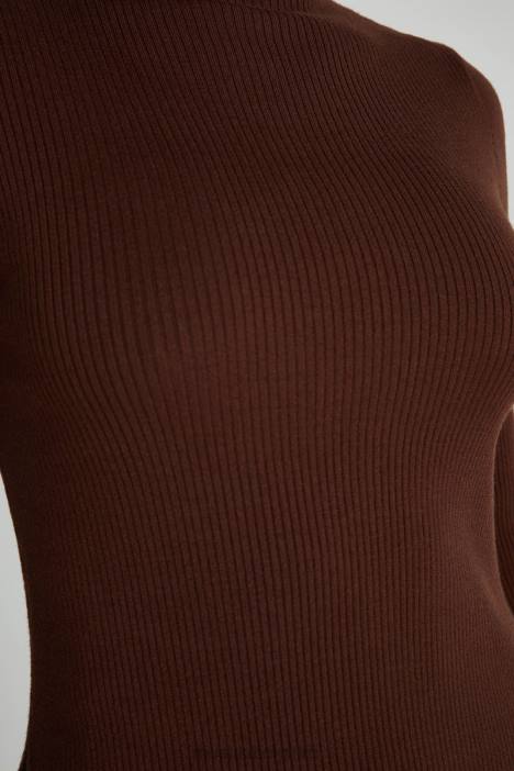 jovie oversized gebreide trui Meshki hazelnoot N4JN823 kleding